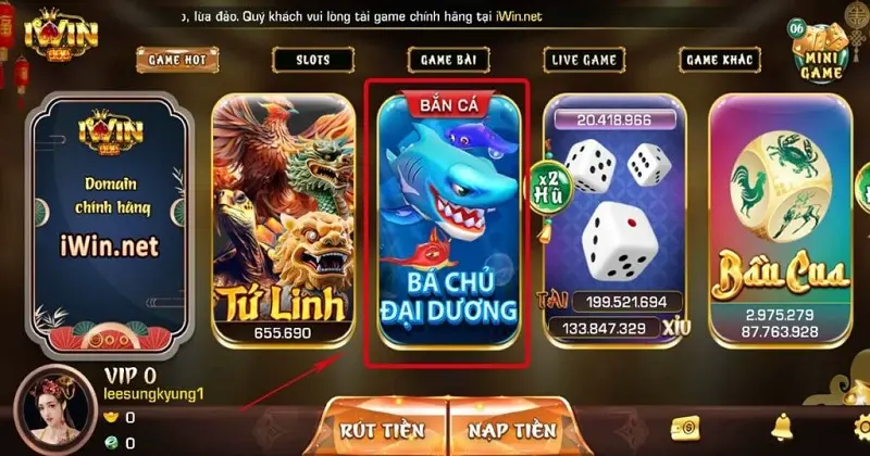 Game bắn cá Bá Chủ Đại Dương – Săn cá to, đổi thưởng cực đã