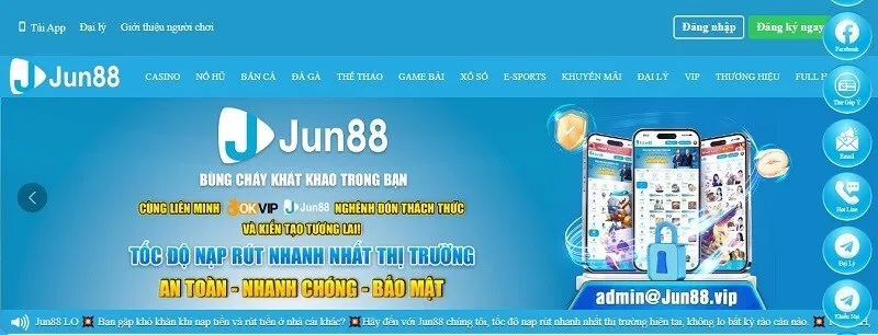 Đánh giá Jun88 – Thương hiệu đẳng cấp, làm giàu không giới hạn