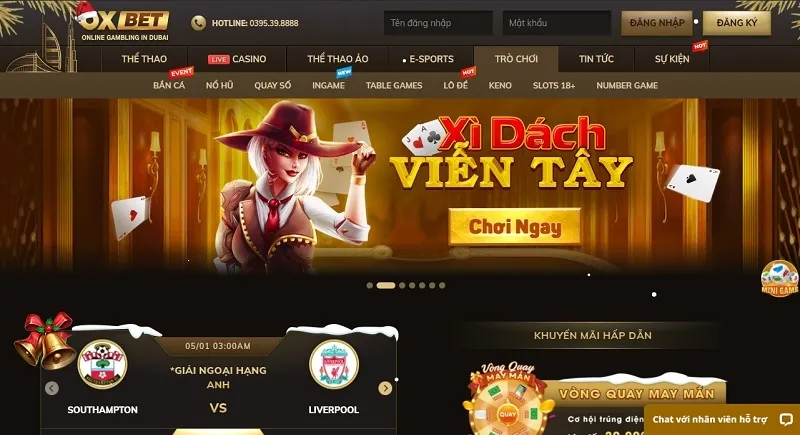 Sân chơi Oxbet nhận được nhiều đánh giá tích cực từ người chơi